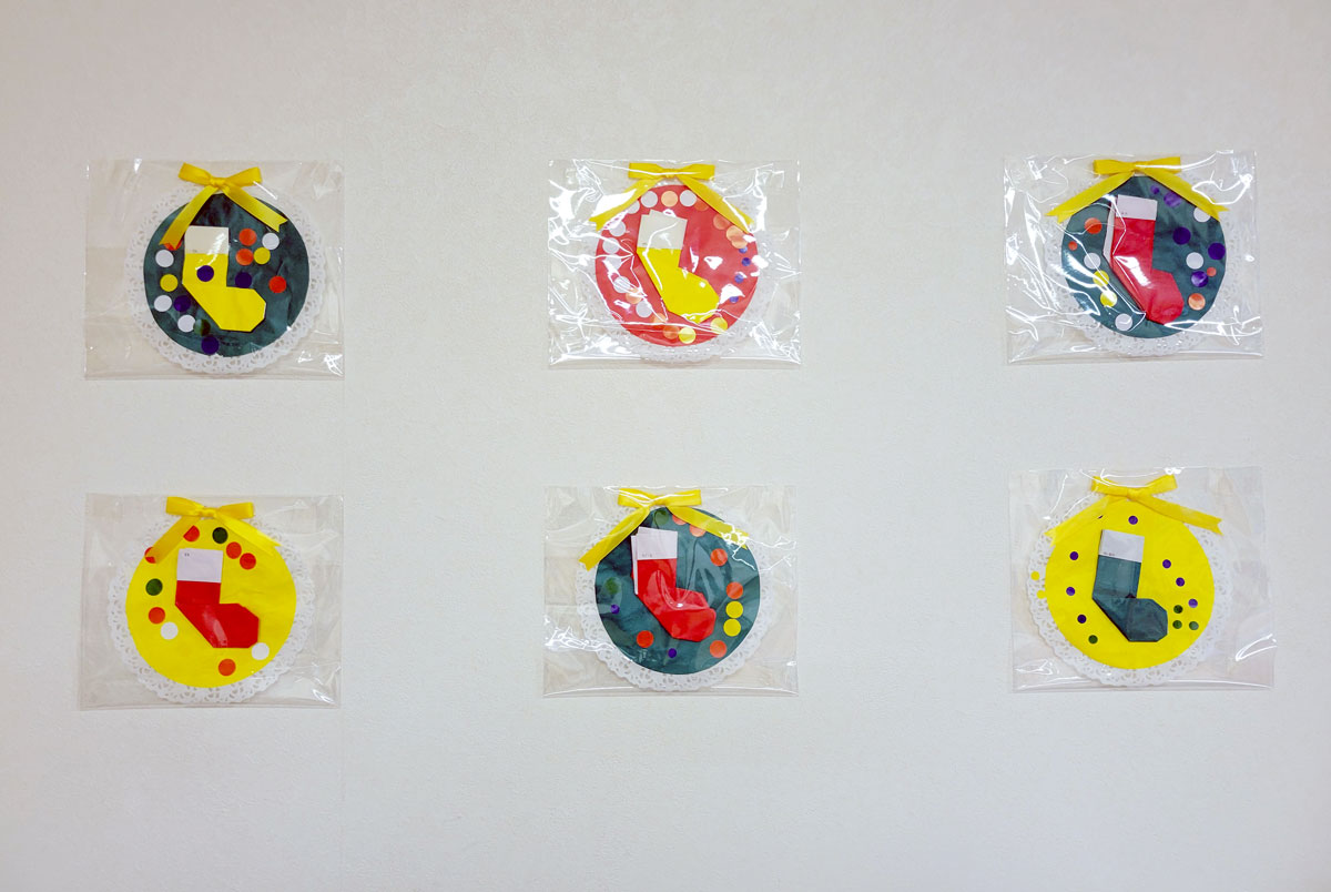 くま組製作のクリスマスソックス