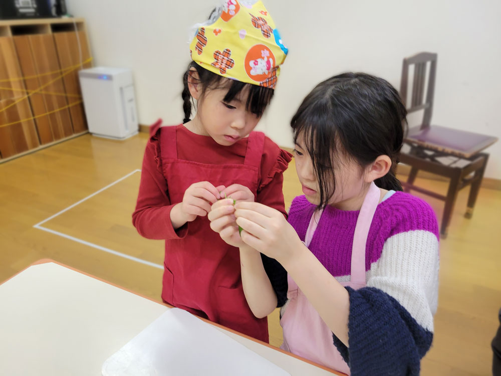 親子クッキングを楽しみました(くま組)1