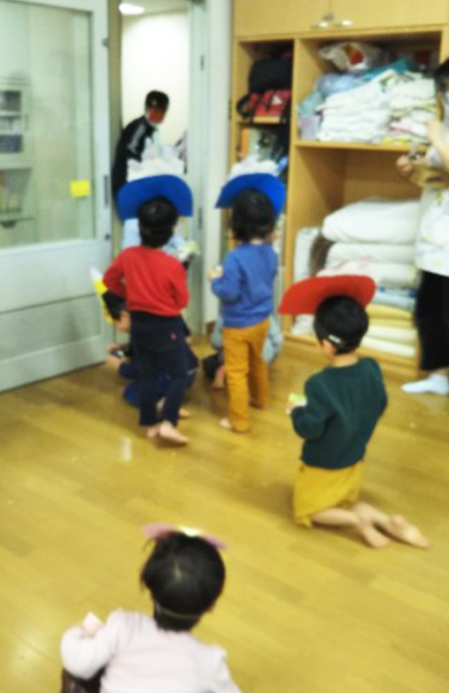 ひまわり育児室　節分1